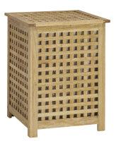 Waskorf van notenhout