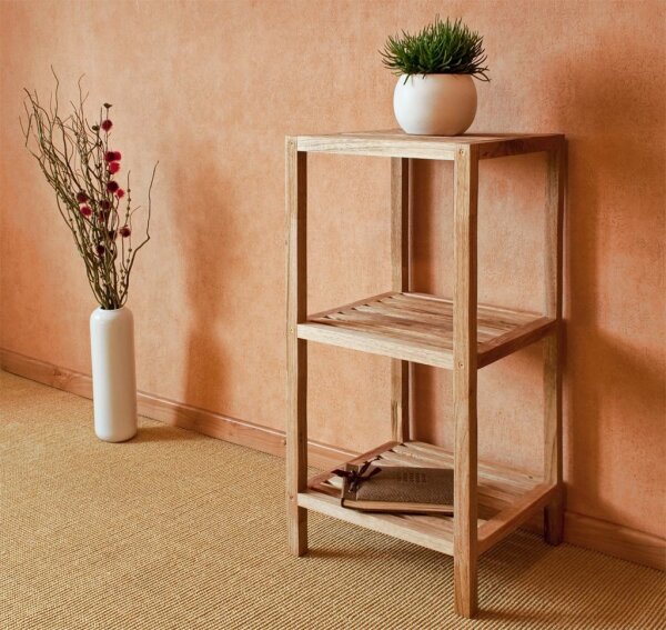 3-tier shelf, walnut wood
