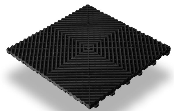 Azulejos de clic negros 39,5 x 39,5 x 1,8 cm