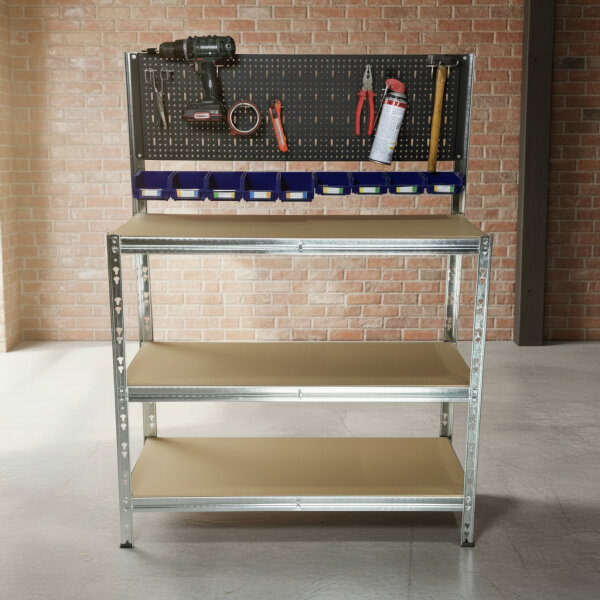 Workbench, Workshop Shelf, Insert Shelf, Heavy-Duty Shelf