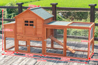 Gallinero, con área de ejercicio