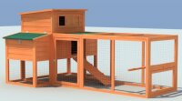 Chicken coop with run