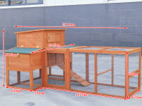 Chicken coop with run