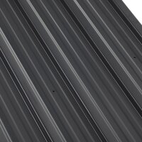 Trapezbleche 22er Set, anthrazit inkl. 200 Schrauben EXTRA dickere Wandstärke