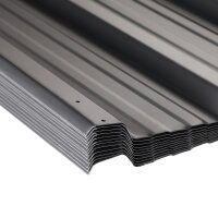 Trapezbleche 22er Set, anthrazit inkl. 200 Schrauben EXTRA dickere Wandstärke