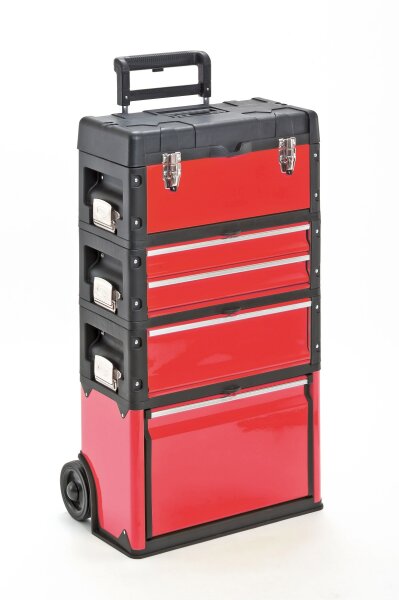 Carrello per attrezzi, 4 pezzi 1k.1.2.1 rosso