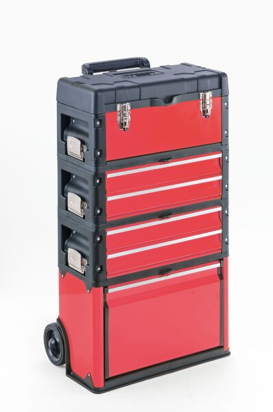 Carro de herramientas, 4 veces 1k.2.2.1 rojo