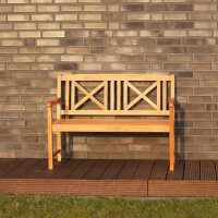 Garden Bench Adriano, Seating Bench, 2-Seater