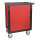 Carrello da officina, rosso