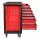 Workshop trolley, red