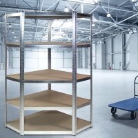 Corner Shelf, Heavy-Duty Shelf, MDF Board