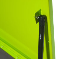 Coperchio verde per carrelli da officina larghi