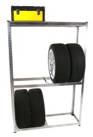 Regál na pneumatiky pro 8 pneumatik, 120 x 40 x...
