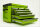 Gereedschapskist, Opzetstuk, Professional Serie, groen