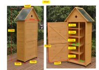 Grand armoire de jardin et de rangement