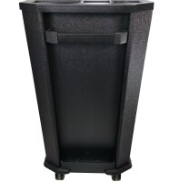 Tool cart, workshop cart 16 drawers, Pro Series, black