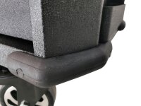 Værktøjsvogn, værkstedsvogn 16 skuffer, Pro Series, sort