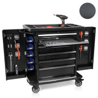 Chariot doutils avec rabats Pro Série noir