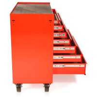 Wide Tool Cart, 7 Drawers S47 Red