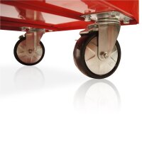 Wide Tool Cart, 7 Drawers S47 Red