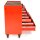 Wide Tool Cart, 7 Drawers S47 Red