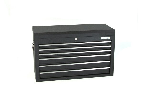 T caja de herramientas con 6 cajones S47 negra