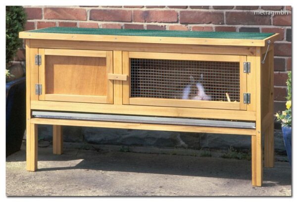 Rabbit Hutch Small Animal House 116 x 66 x 45 cm
