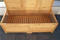 Auflagenbox, Kissenbox, Gartenbox, Gartentruhe, Holztruhe