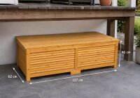 Auflagenbox, Kissenbox, Gartenbox, Gartentruhe, Holztruhe