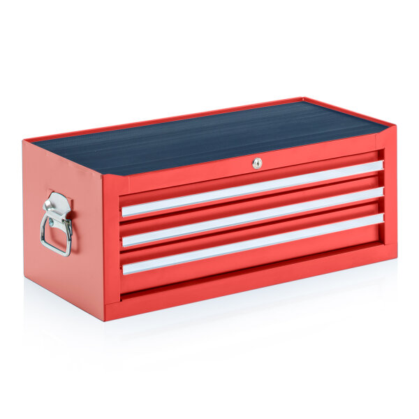 Caja de herramientas, accesorio, 3 cajones, rojo
