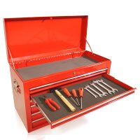 Boîte à outils avec 6 tiroirs S47 rouge
