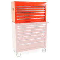 Boîte à outils avec 6 tiroirs S47 rouge