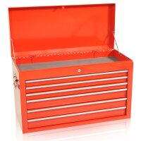 Værktøjskasse med 6 skuffer S47 rød