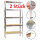 Set of 2 Heavy Duty Shelves 90 x 40 x 180 cm, MDF Shelf