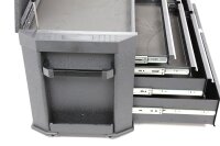 Superestructura, negra para carritos de taller anchos