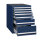 Tool cabinet, drawer cabinet 7 drawers, blue