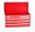 Toolbox, standard, 3 drawers, red