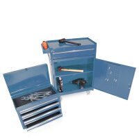 Werkplaatswagen met opzet S10 blauw