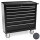 Carrello attrezzi largo, 7 cassetti S47 nero