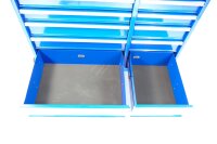 Gereedschapswagen, 16 lades, Professional Serie, blauw