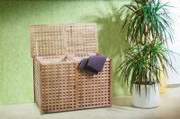 Wasmand, 2-voudig walnoothout