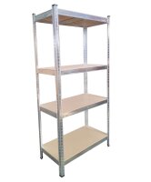 SET 10x Schwerlastregal 80 x 40 x 160 cm, MDF bund