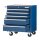 Workshop trolley with 5 drawers, blue