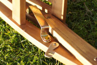 4-piece childrens seating group made of acacia wood