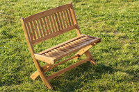 Set di sedute per bambini 4 pezzi in legno di acacia