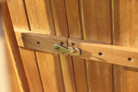 Set di sedute per bambini 4 pezzi in legno di acacia