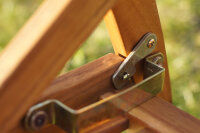 Zestaw mebli dziecięcych 4-częściowy z drewna akacjowego