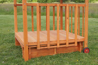 Sandbox with covered play veranda