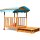 Sandbox with covered play veranda