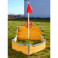 Caja de arena, barco de caja de arena, barco, nave, Sandbox, caja de arena